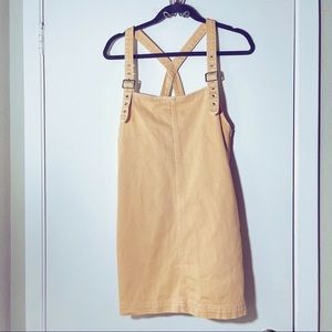 Pastel orange overall dress Size 6